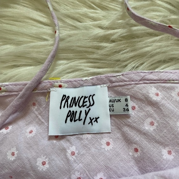 PRINCESS POLLY Ellies Mini Dress In Lilac - Picture 4 of 4